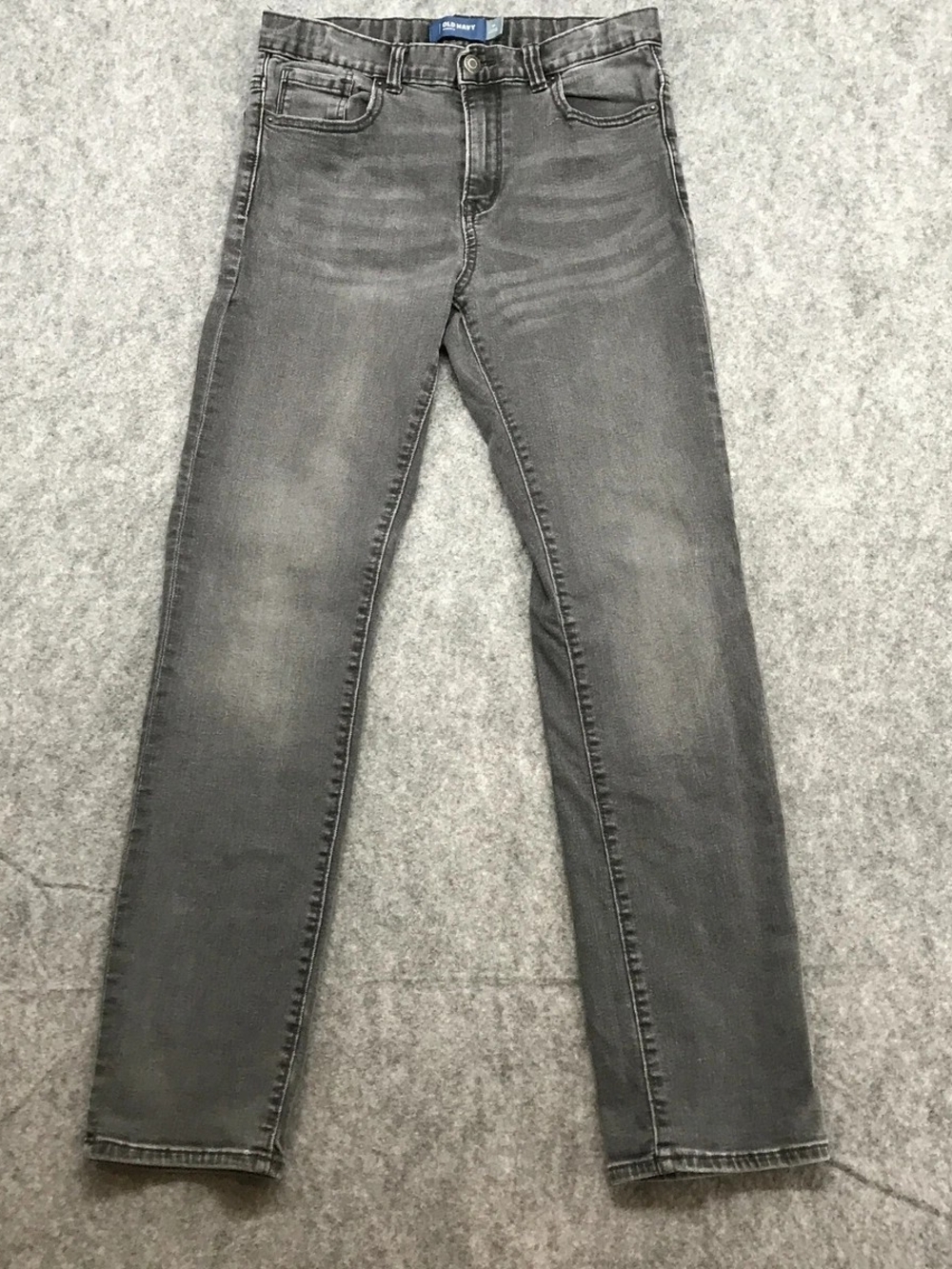 Old Navy Gray Skinny Jeans with Faded Detail, 29x 30 slim fit